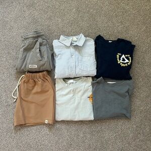 Zara H&M Little Road Co Boys 8/9 Bundle Shirts Shorts T Shirts